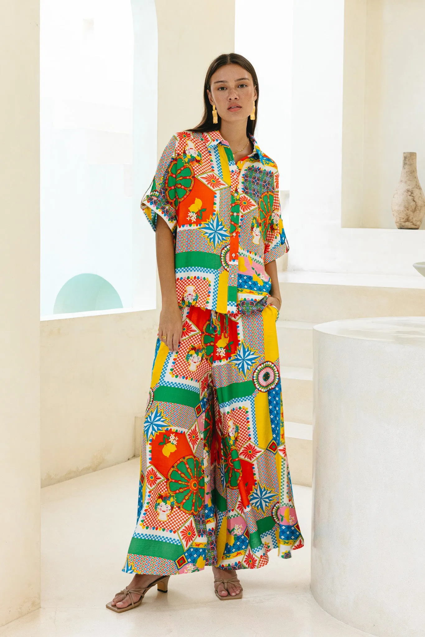 Allegra Multicolour Patchwork Shirt