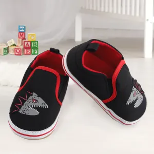 Baby Moo Monster Black Slip-On Booties