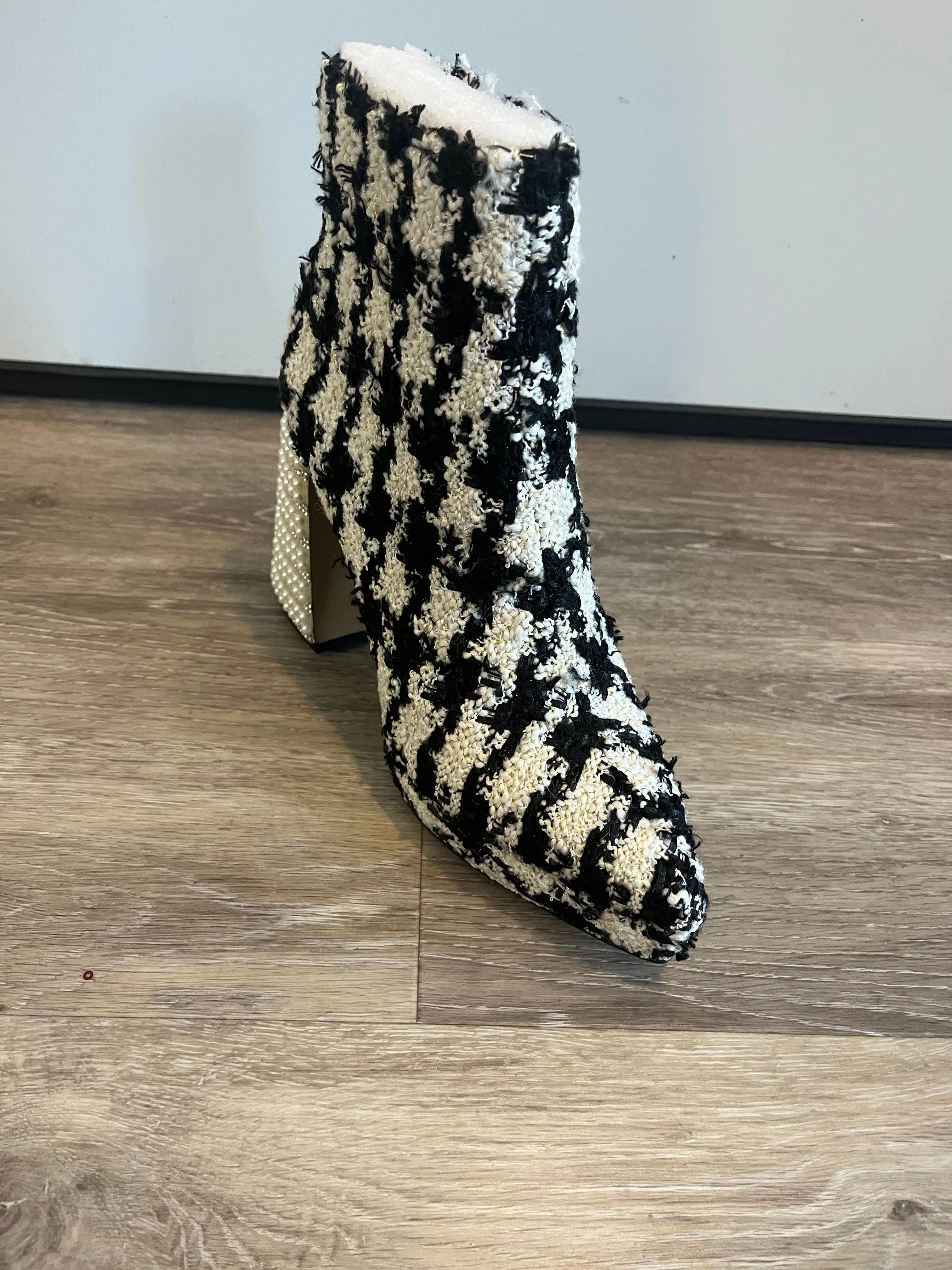 Betsy Johnson Raylan Houndstooth Bootie