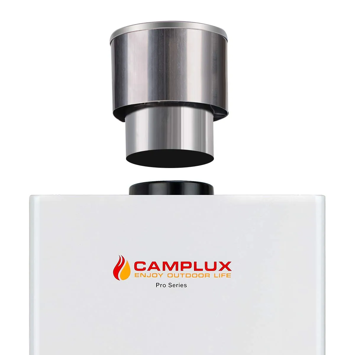 Camplux 4.33'' (110mm) Rain Cap - Stainless Steel, Rain & Wind-proof