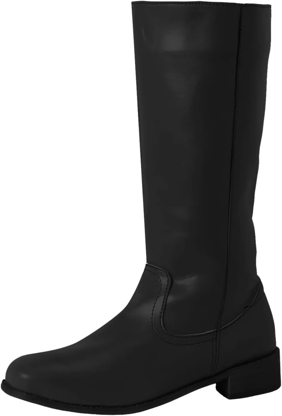 Cowboy Boots for Women Wide Calf Knee High Boots Women Low Heel Fashion Women Mid Calf Boots Pointed Toe Square Heel