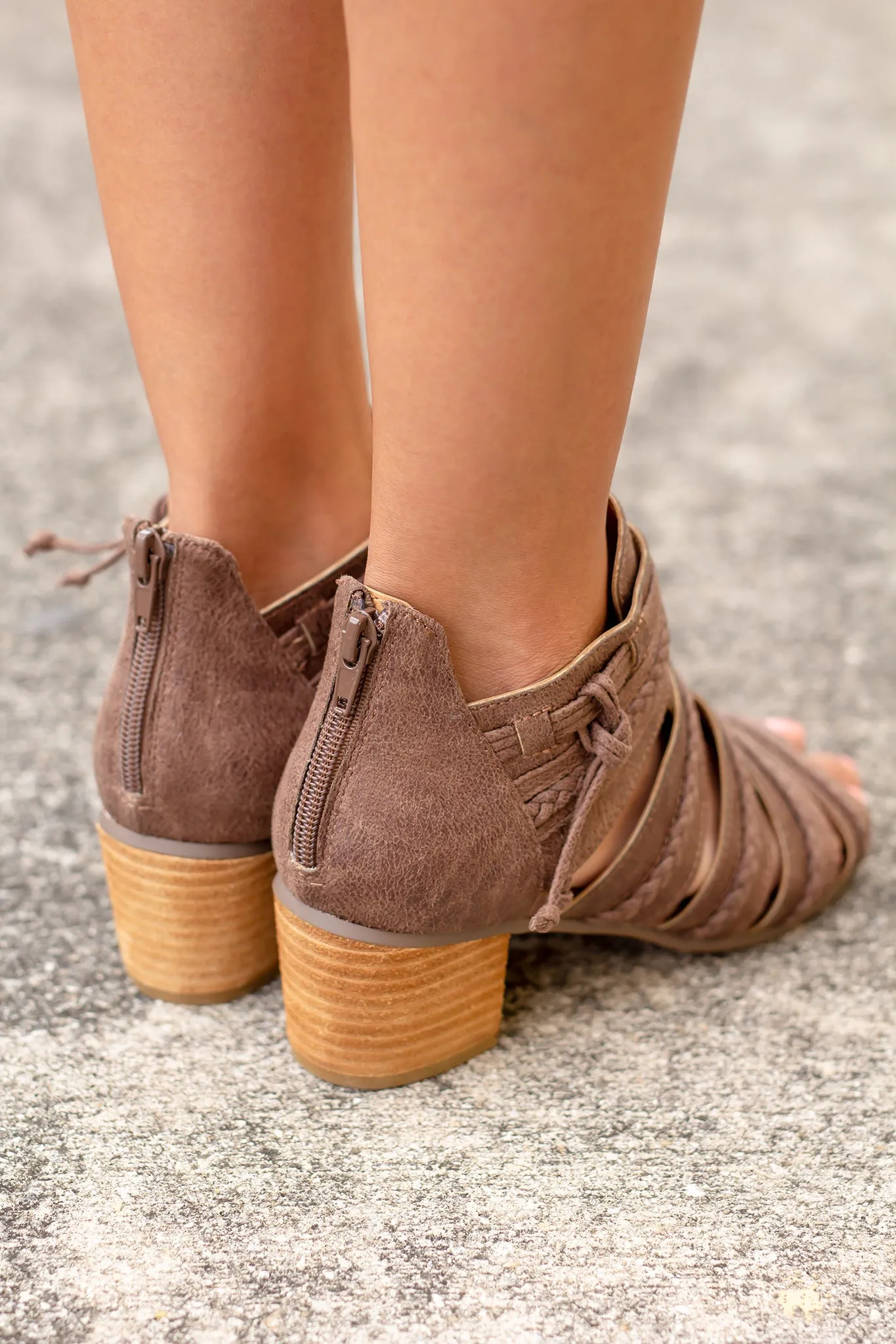 Cullie Taupe Booties