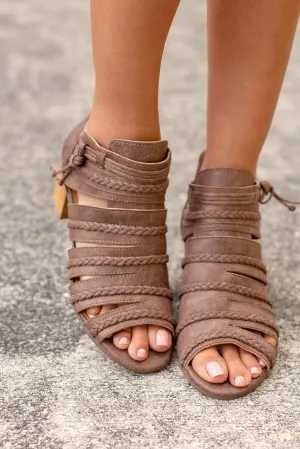 Cullie Taupe Booties