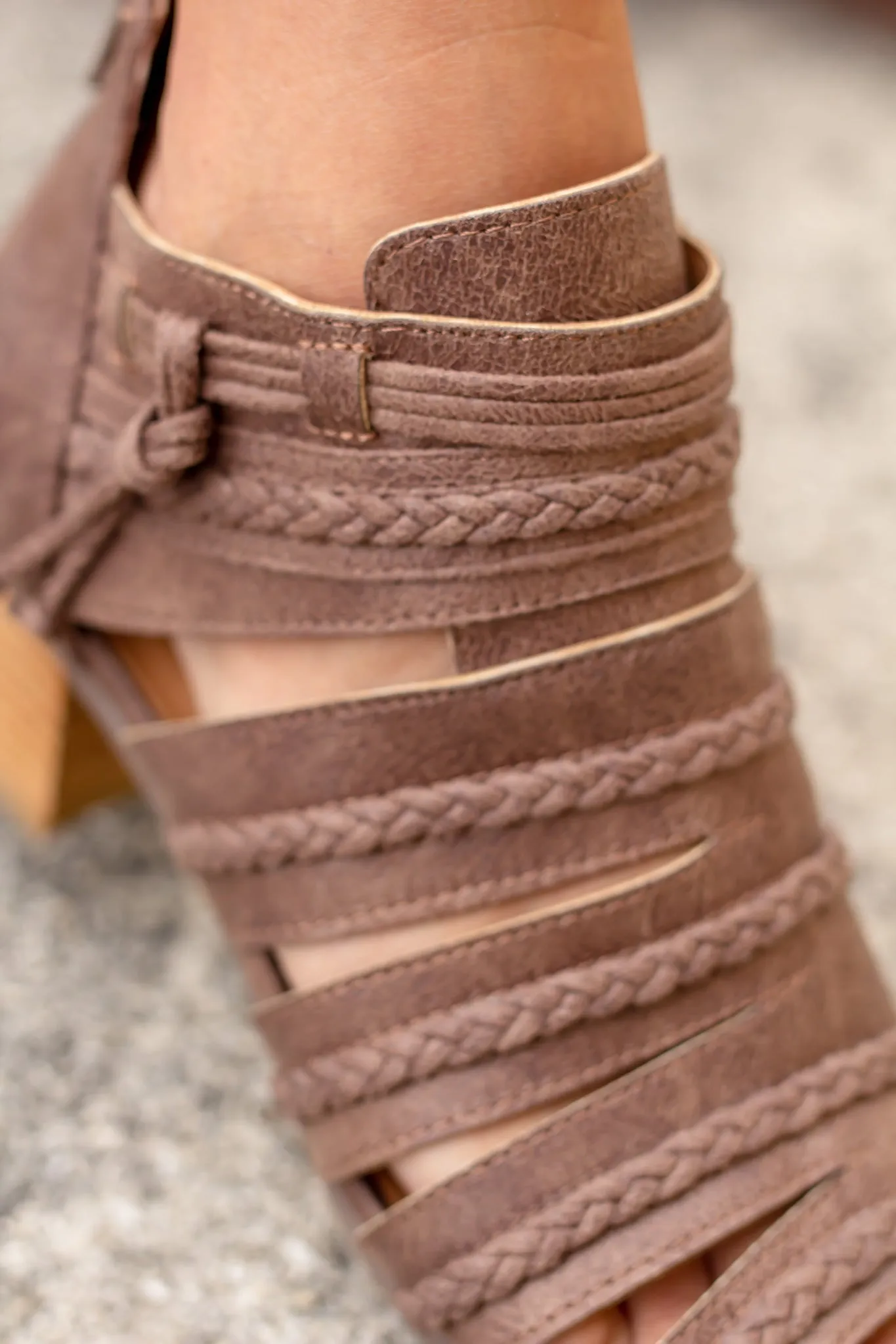 Cullie Taupe Booties
