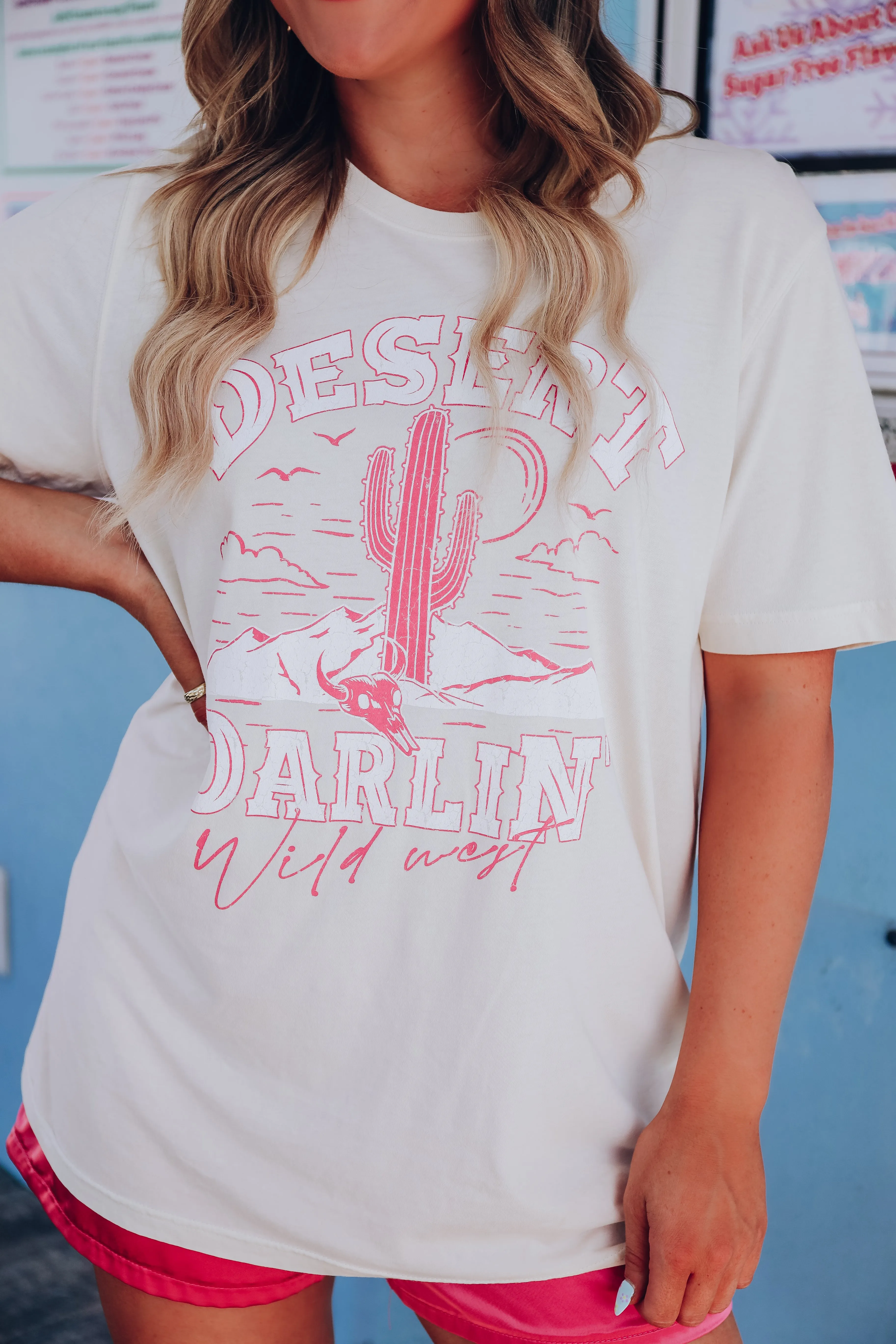 Desert Darlin' Graphic Tee - Ivory