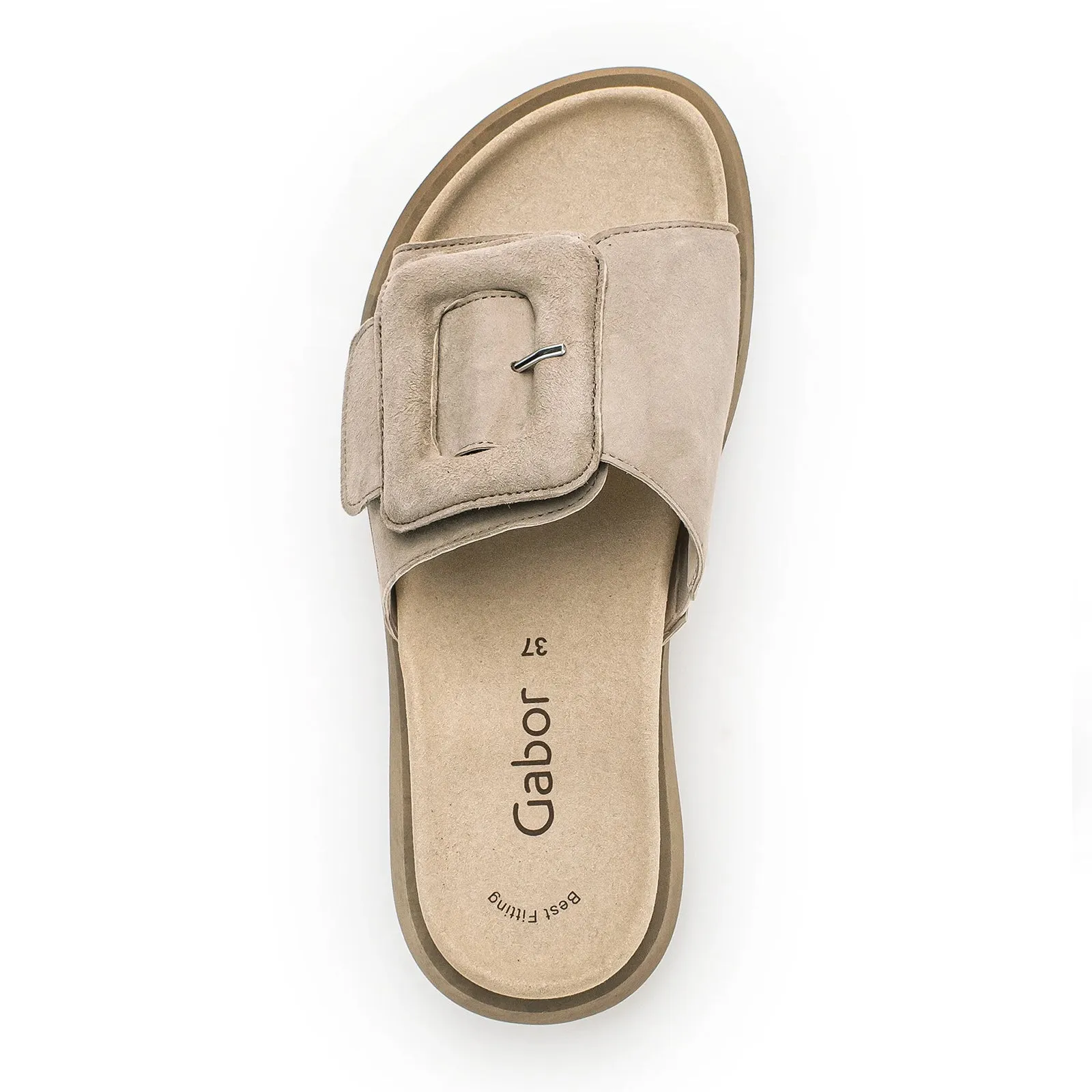 Gabor 43751-12 Slide Sandal (Women) - Desert Samtchevreau