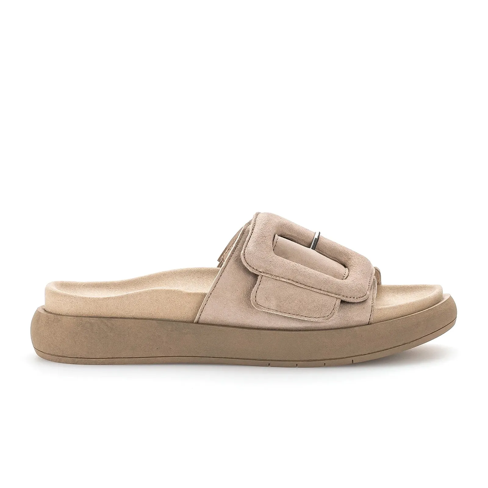 Gabor 43751-12 Slide Sandal (Women) - Desert Samtchevreau