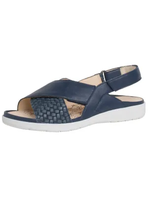 Ganter strappy sandals, navy blue