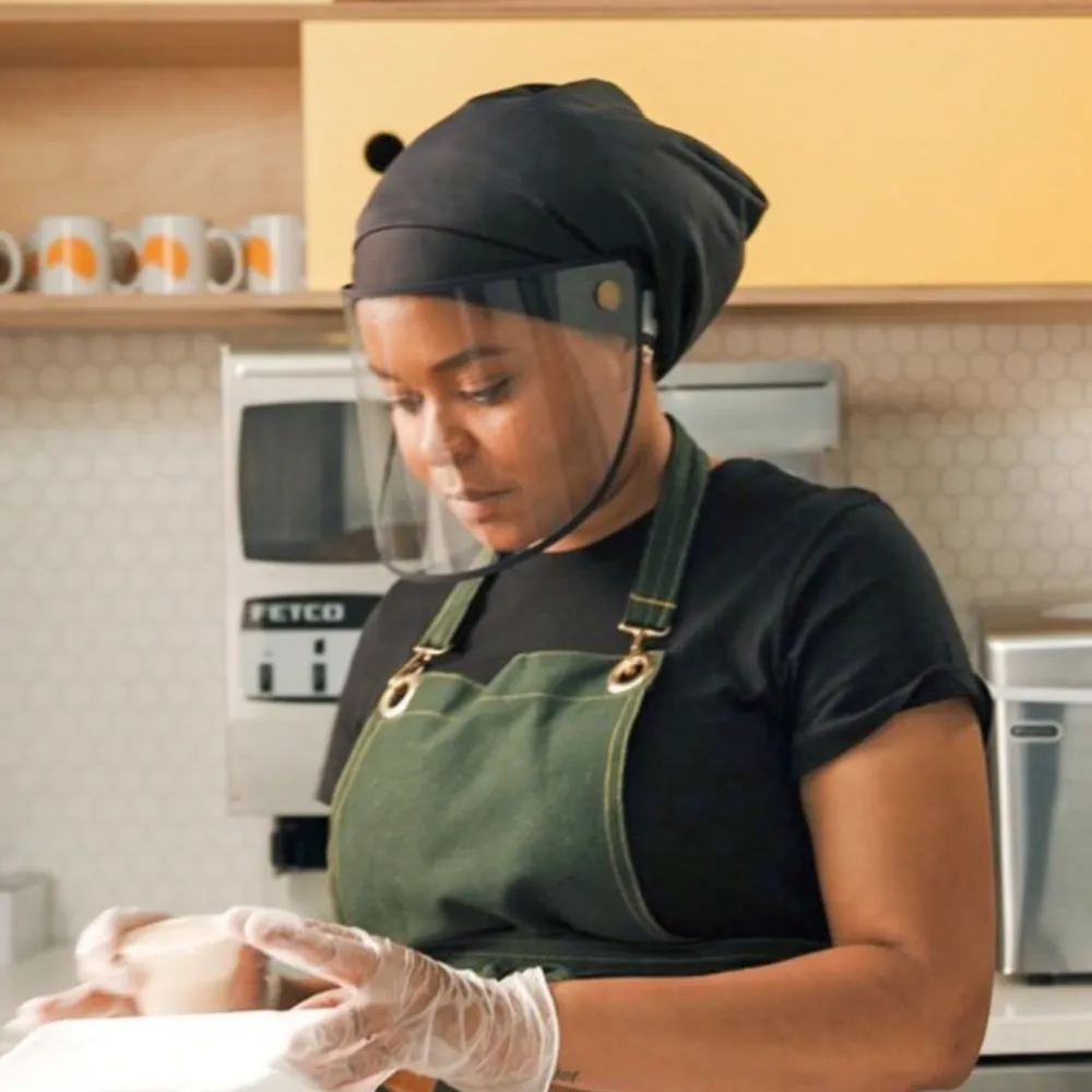 Hairbrella Pro XL Scrub Cap   Face Shield