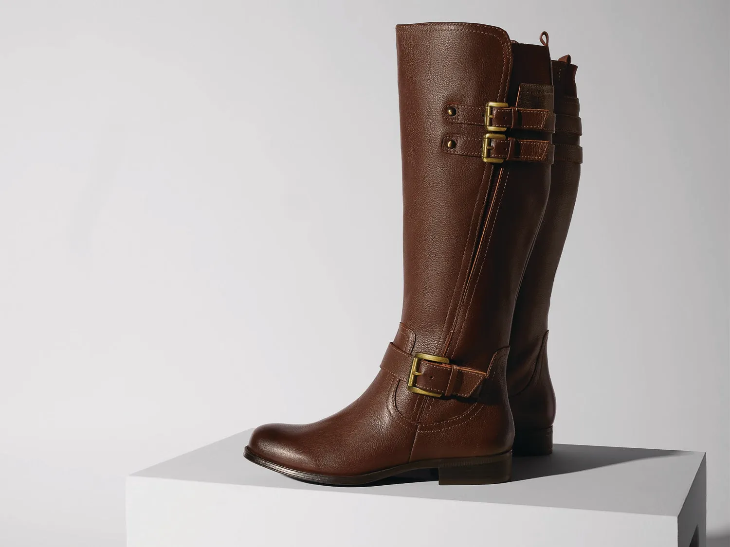 Jessie Naturalizer Riding Boots, Dark Brown
