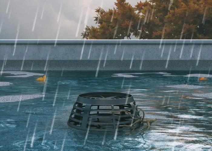 Klober Flavent Rainwater Outlet with PVC Flange - 100mm