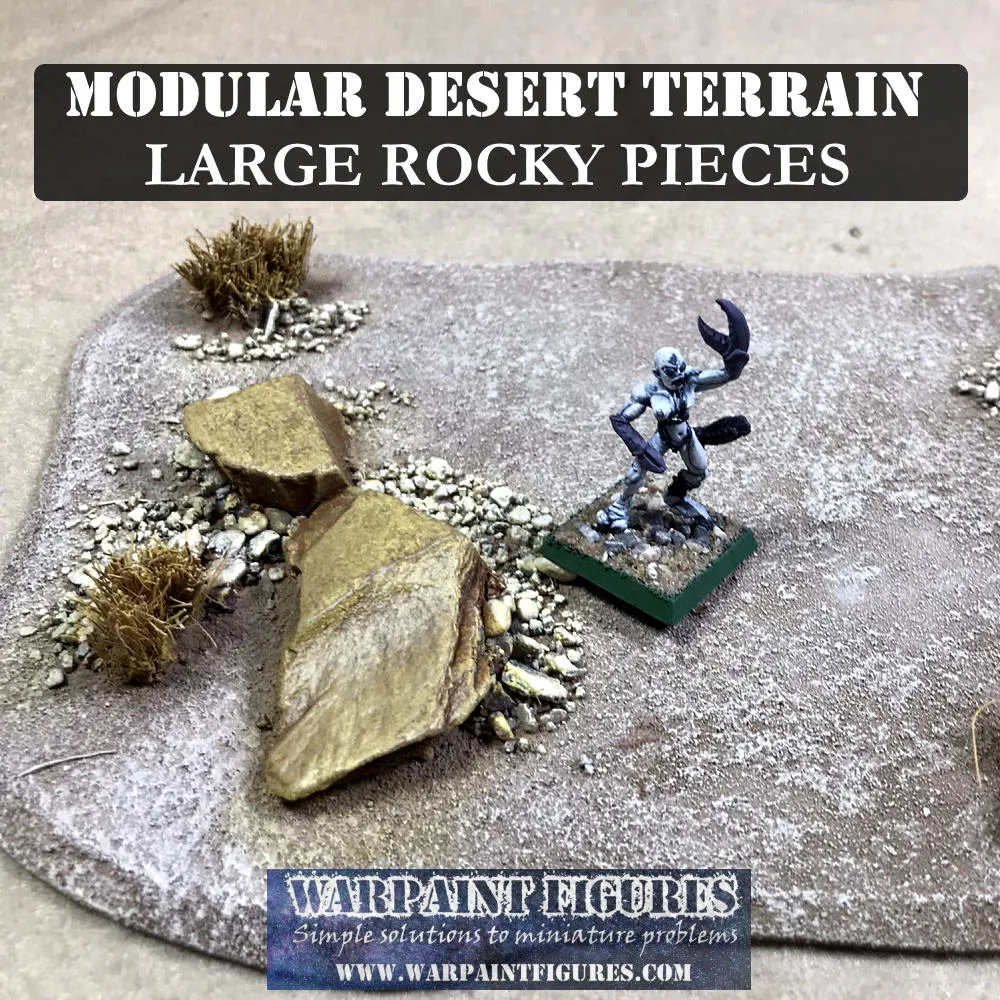 Large Rocky Desert Terrain Pieces
