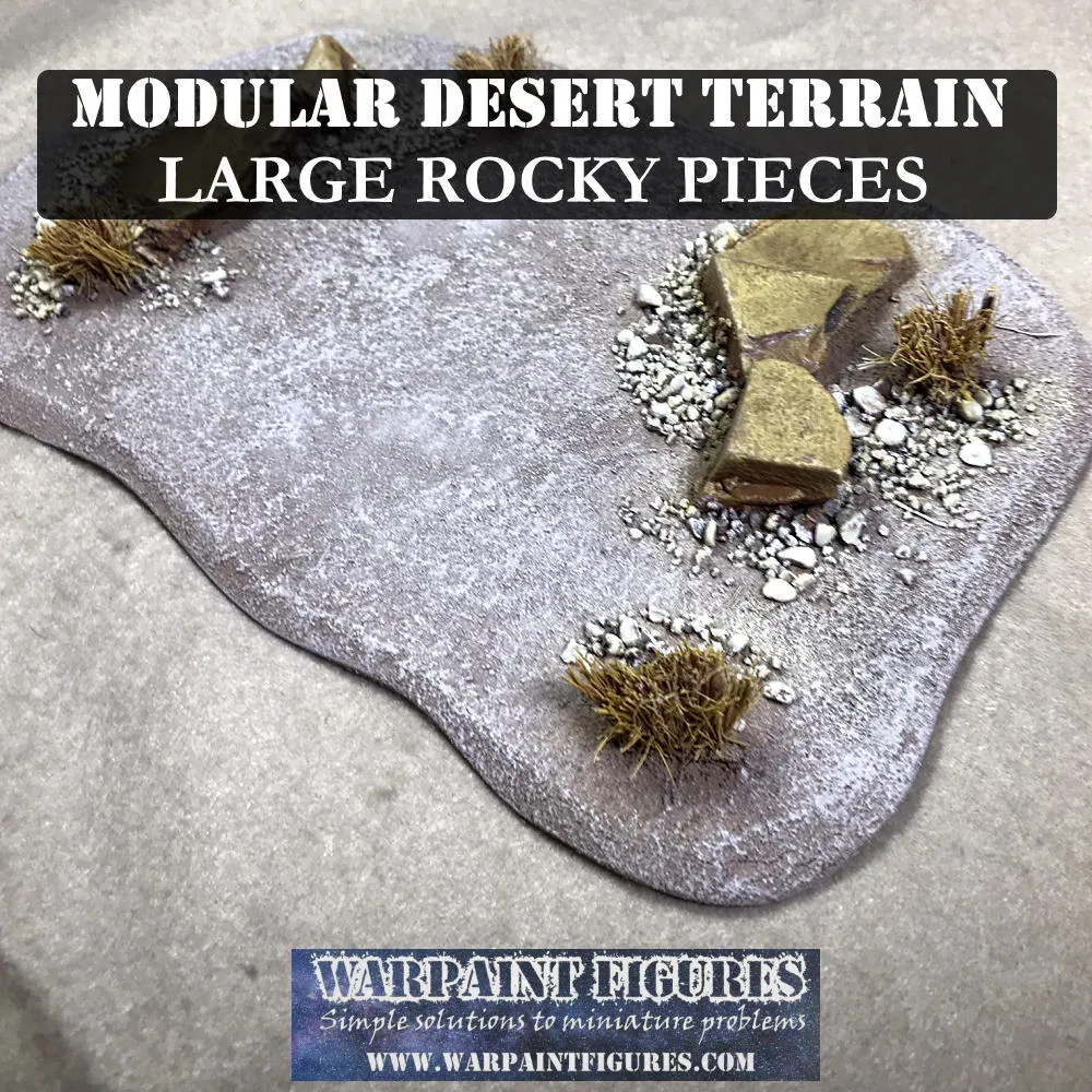 Large Rocky Desert Terrain Pieces