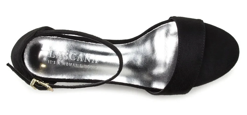 Lascana strappy sandals, black