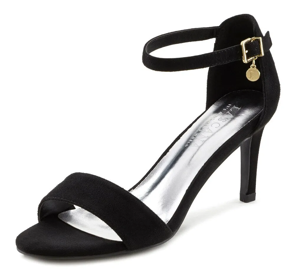 Lascana strappy sandals, black
