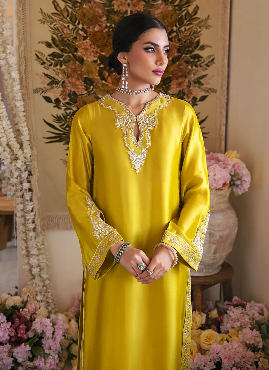 Mayna Festive Luxe Pret 23 - Veesta Lime Shirt