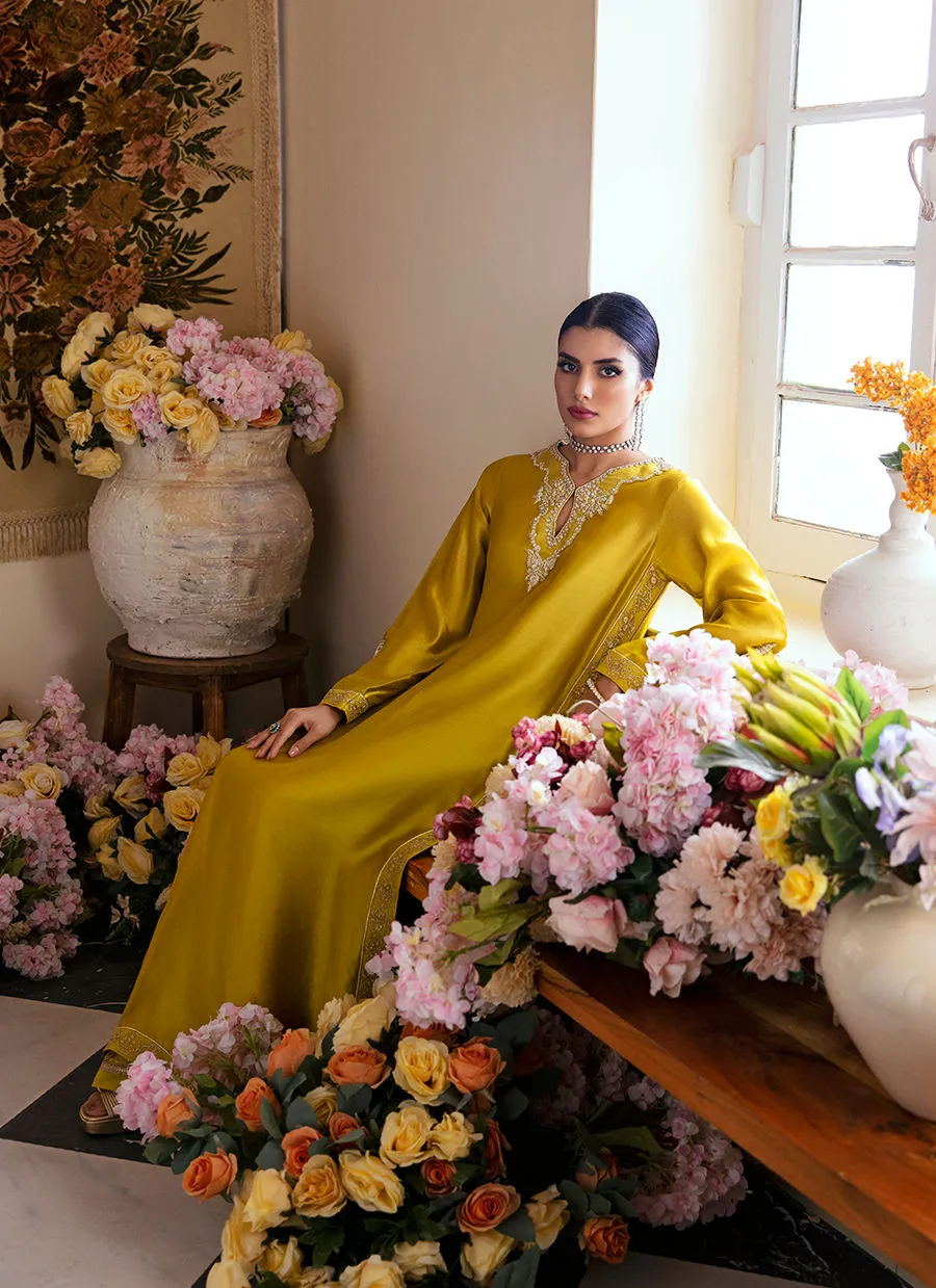 Mayna Festive Luxe Pret 23 - Veesta Lime Shirt
