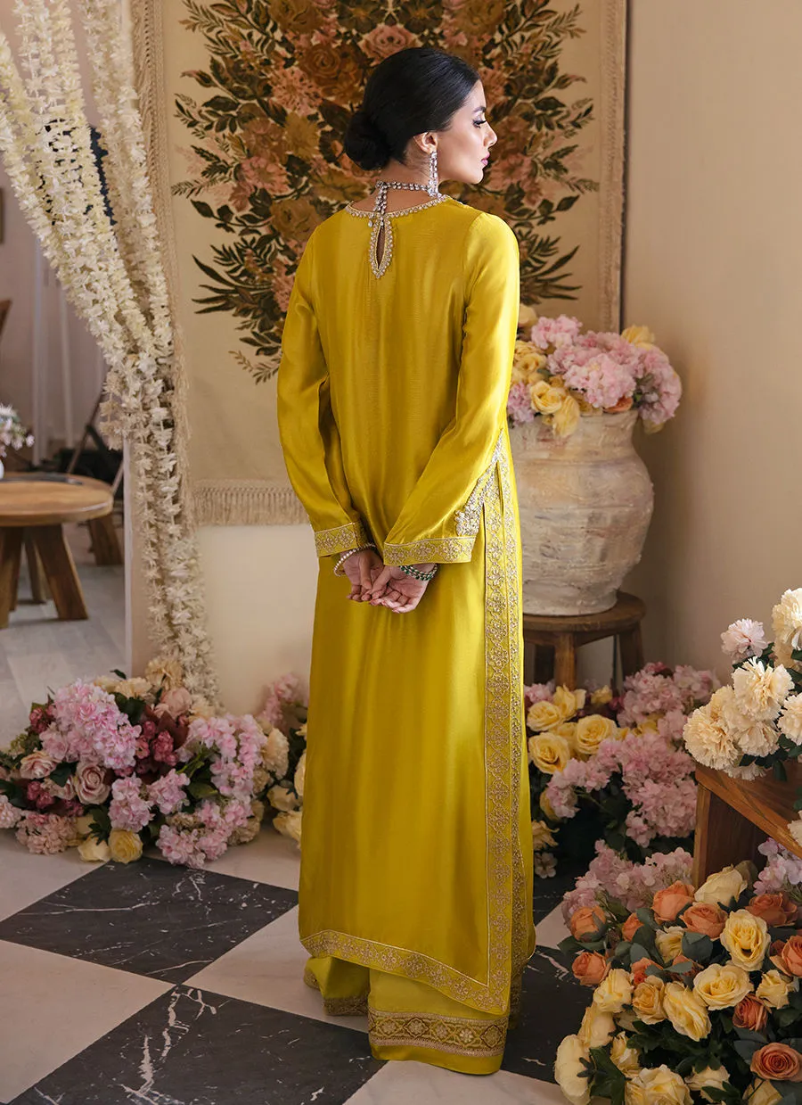 Mayna Festive Luxe Pret 23 - Veesta Lime Shirt