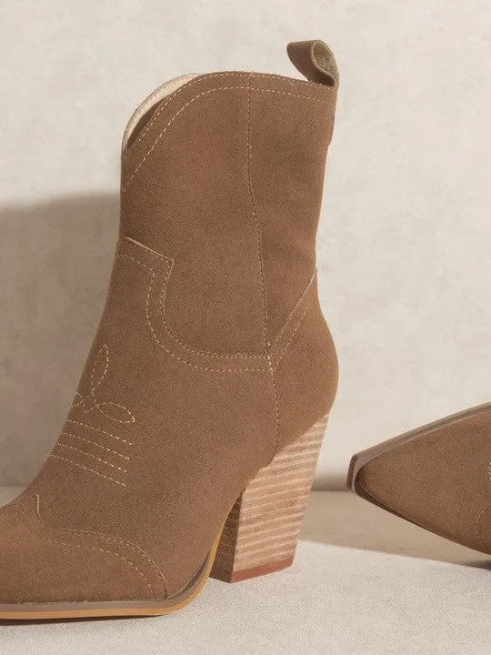 OASIS SOCIETY Ariella  | Country Charm Western Short Booties