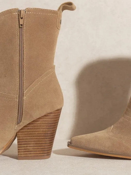 OASIS SOCIETY Ariella  | Country Charm Western Short Booties