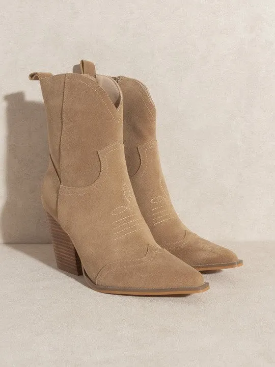 OASIS SOCIETY Ariella  | Country Charm Western Short Booties