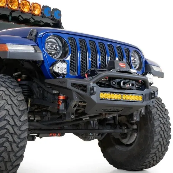 Rock Fighter Front License Plate Bracket for Jeep Wrangler JL (2018-2024)