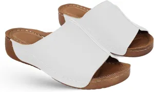 Sandals Women Comfortable Dressy Arch Support Orthotic Flip Flops Summer Casual Flat Feet Walking Orthopedic Slippers Slides