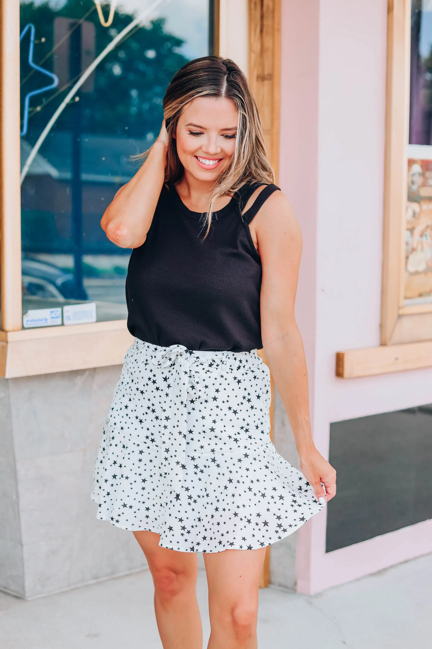 Sensational Strappy Tank - Black