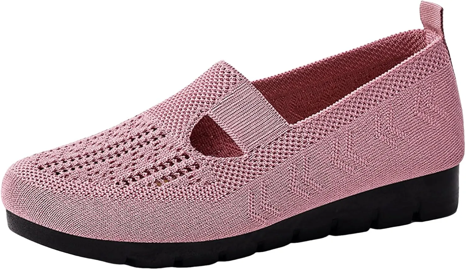 Wedges Sandals Elastic Ankle Strap Women's Fashionable Slip On Shoes Lightweight And Breathable Mesh Closed Toe