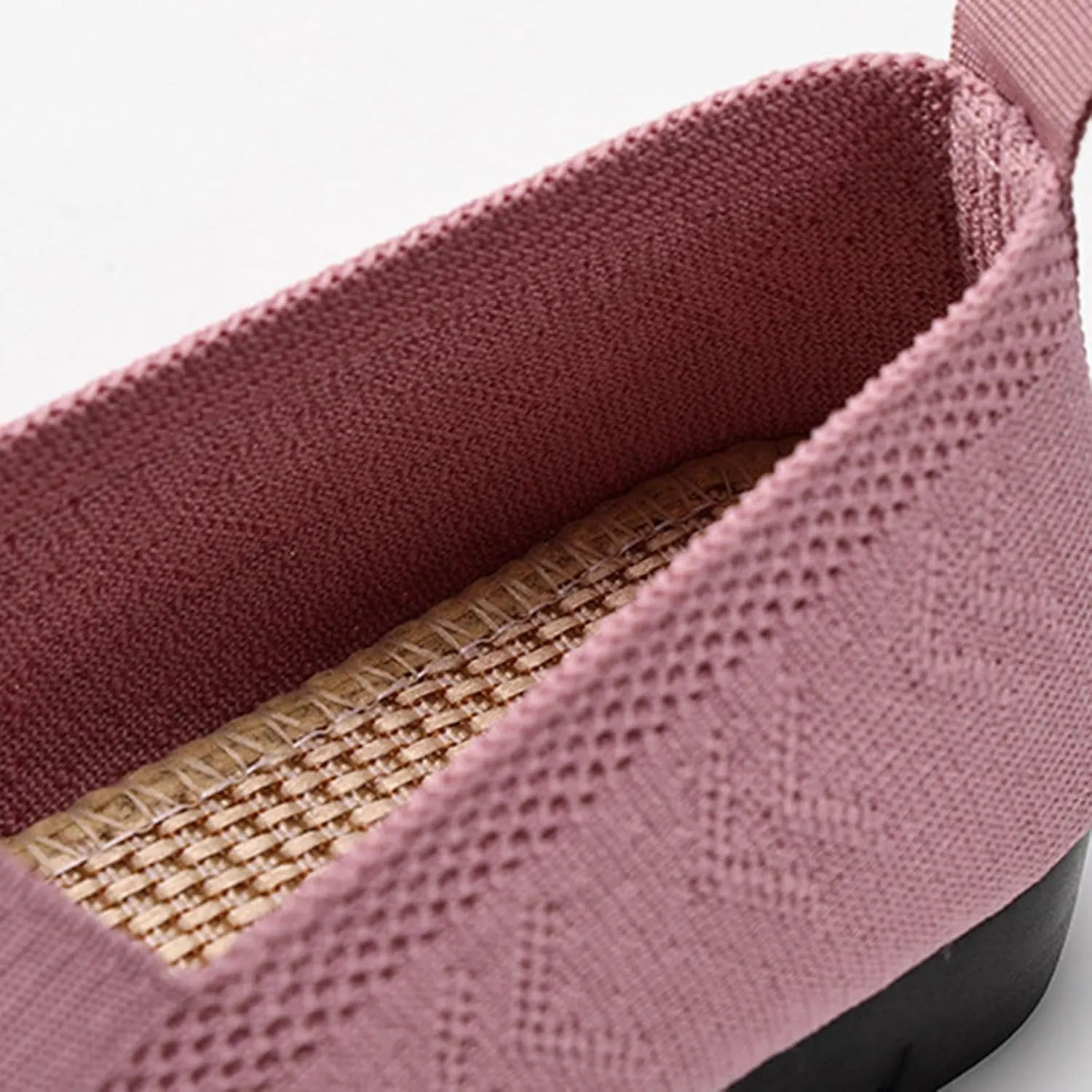Wedges Sandals Elastic Ankle Strap Women's Fashionable Slip On Shoes Lightweight And Breathable Mesh Closed Toe
