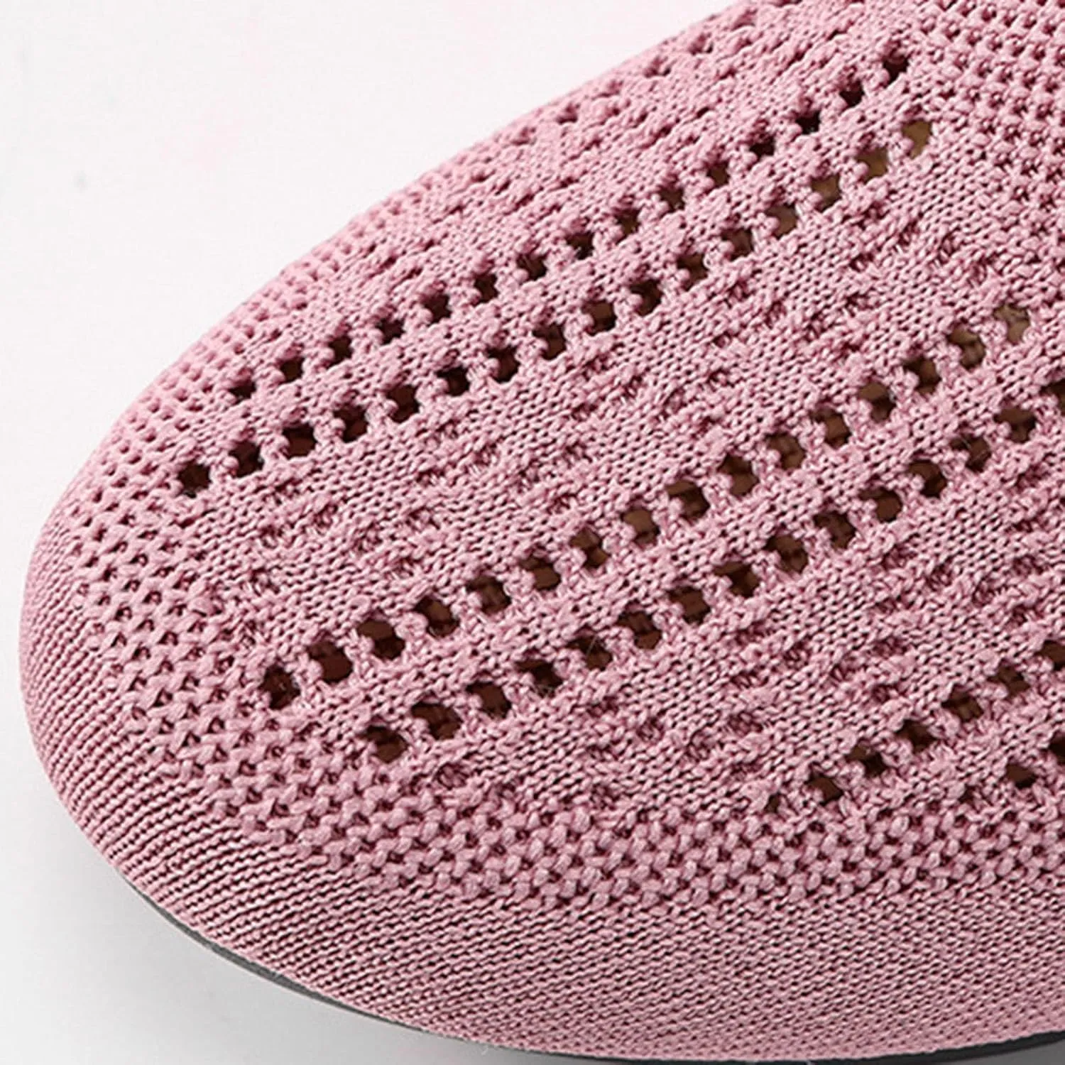 Wedges Sandals Elastic Ankle Strap Women's Fashionable Slip On Shoes Lightweight And Breathable Mesh Closed Toe